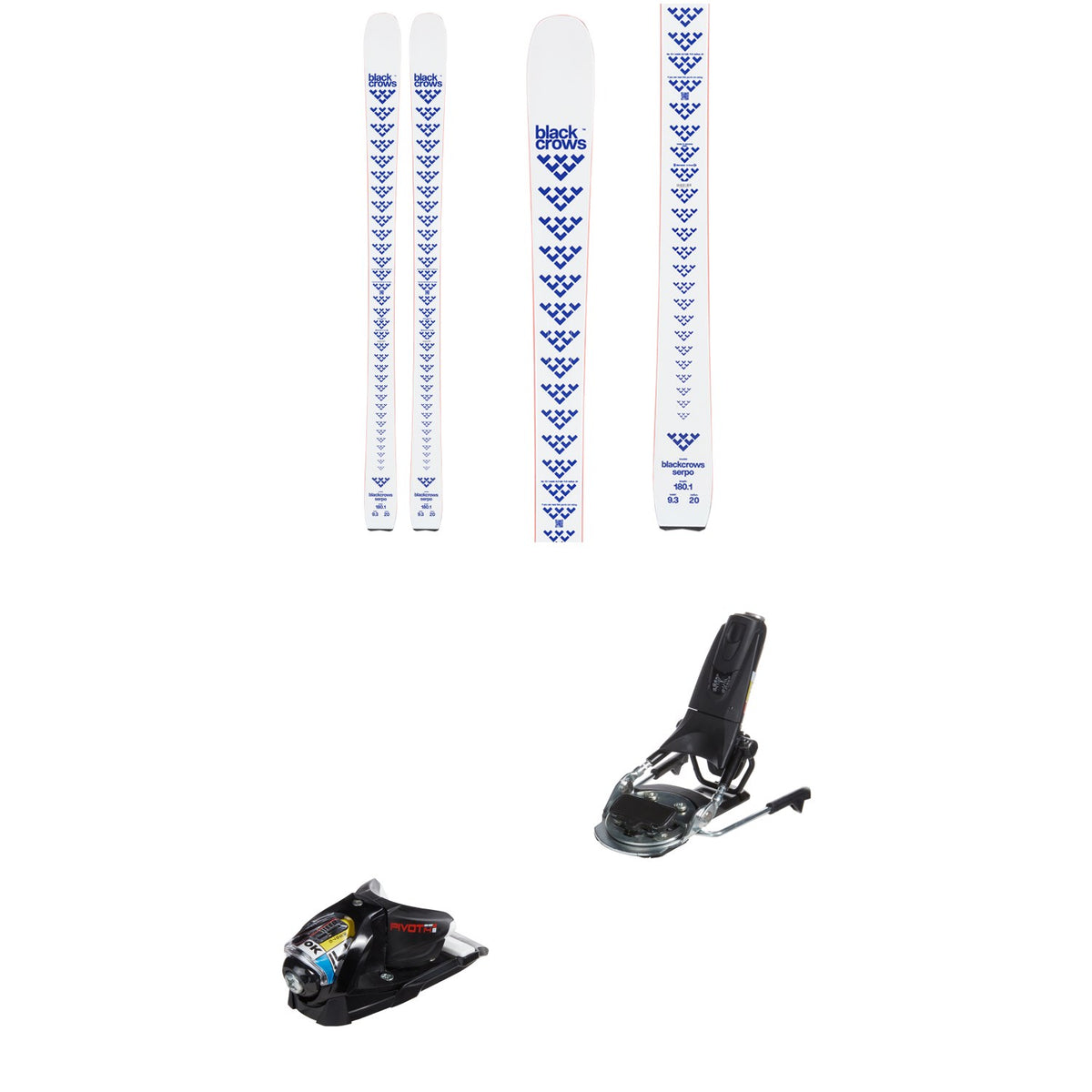Black Crows Serpo Skis + Look Pivot 14 GW Ski Bindings
