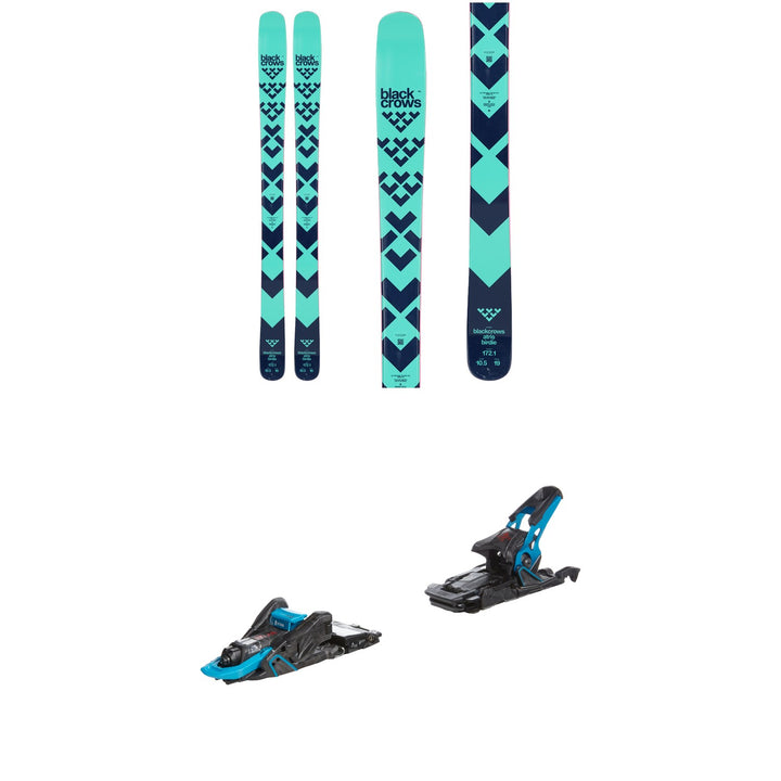 Black Crows Atris Birdie Skis - Women's + Salomon S/Lab Shift MNC 13 Alpine Touring Ski Bindings 2024