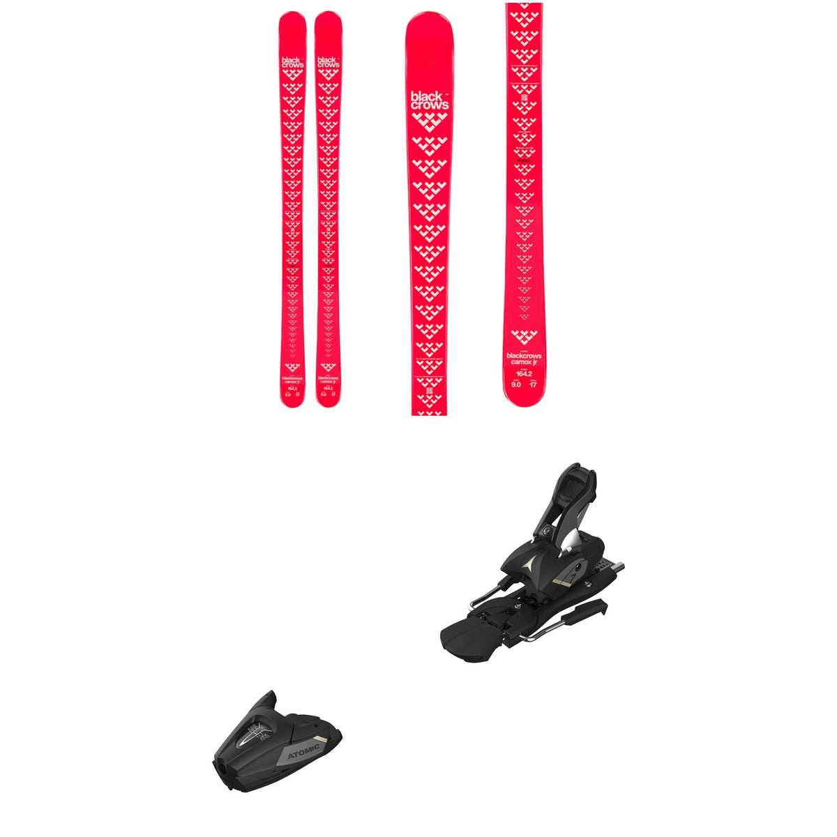 Black Crows Camox Jr Skis + Atomic Colt 7 GW Ski Bindings - Kids'