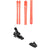 Black Crows Camox Birdie Jr Skis + Salomon L7 GW Ski Bindings - Kids'