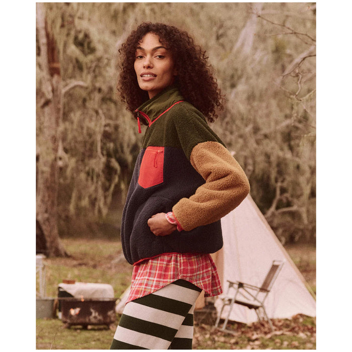 The Great Outdoors The Plush Colorblock Terrain Full Zip - Women's Mountain View & Midnight