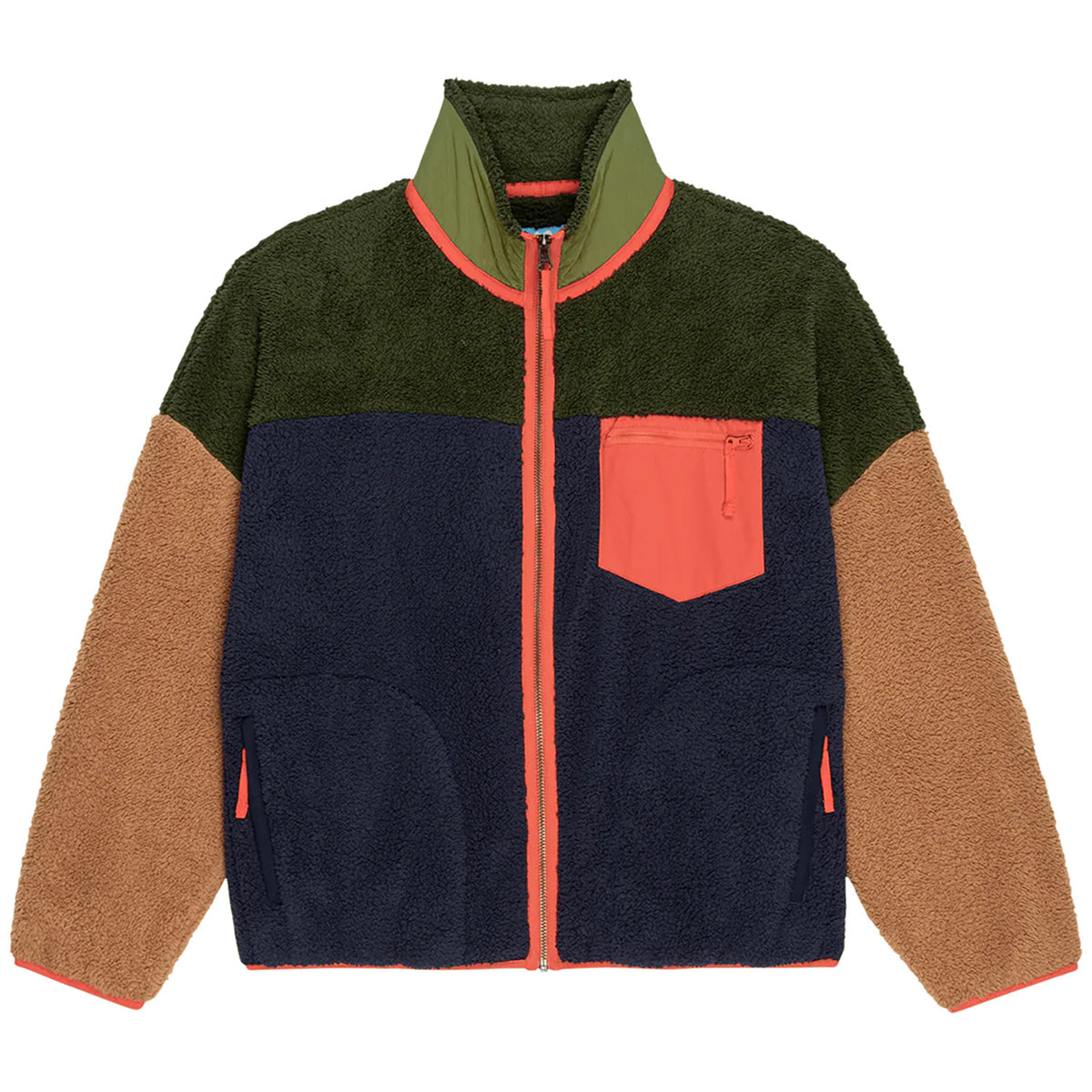 The Great Outdoors The Plush Colorblock Terrain Full Zip - Women's Mountain View & Midnight