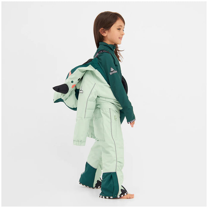 WeeDo funwear LILIDO Mint Monster Snowsuit - Kids' Mint Green