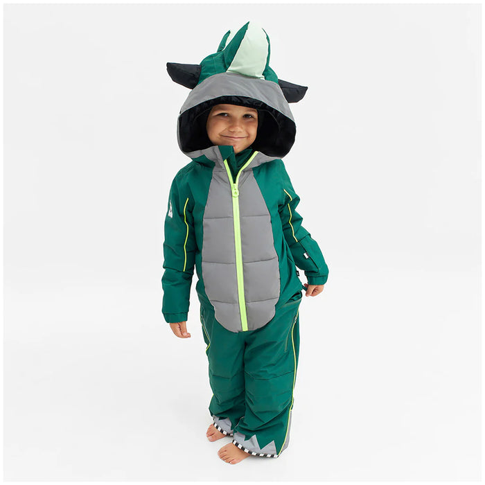 WeeDo funwear MONDO Silver Monster Snowsuit - Kids' Green