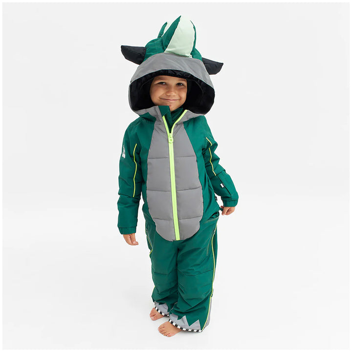 WeeDo funwear MONDO Silver Monster Snowsuit - Kids' Green