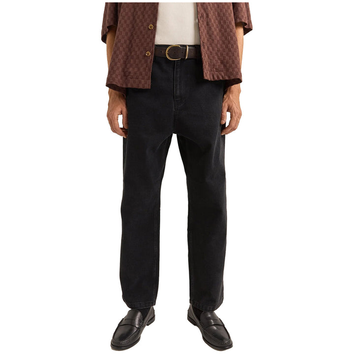 Rhythm Essential Jeans - Men's Washed Black