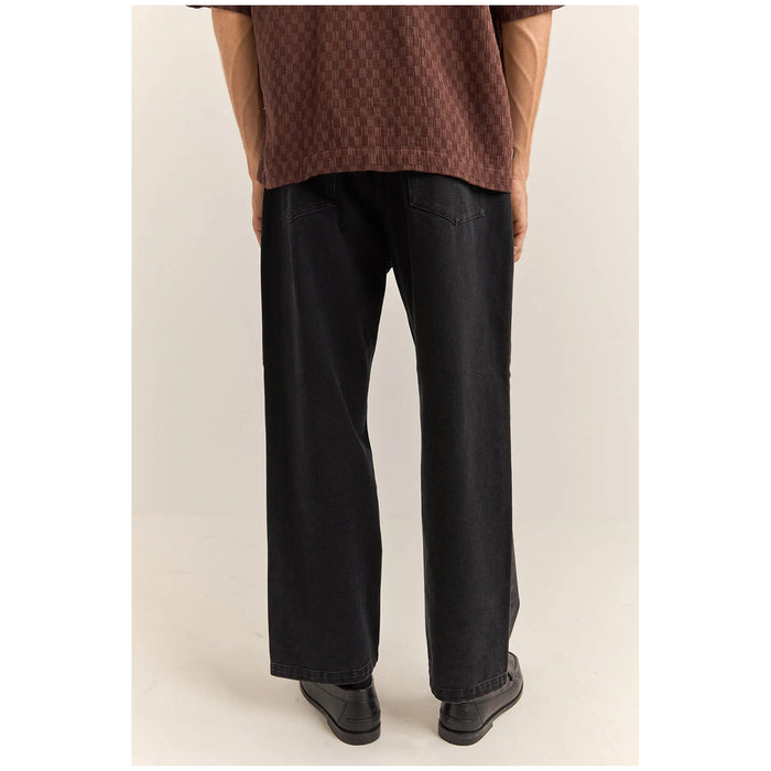 Rhythm Essential Jeans - Men's Washed Black