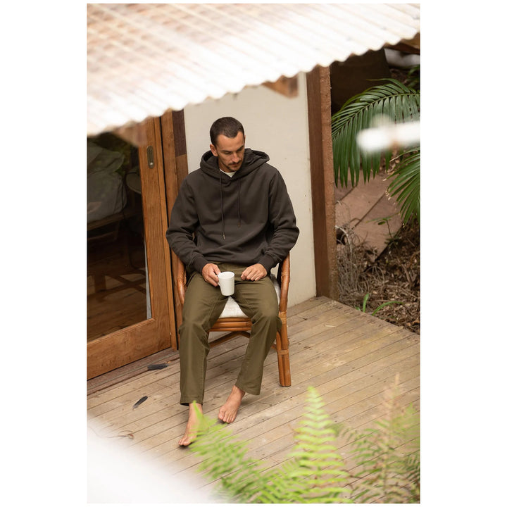 Rhythm Classic Fleece Hood - Men's Vintage Black