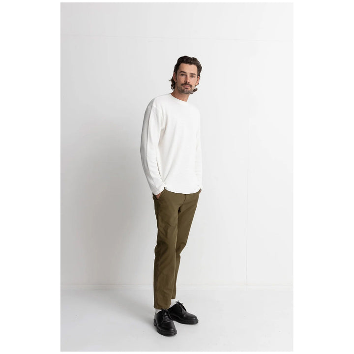 Rhythm Classic Waffle Knit - Men's Vintage White
