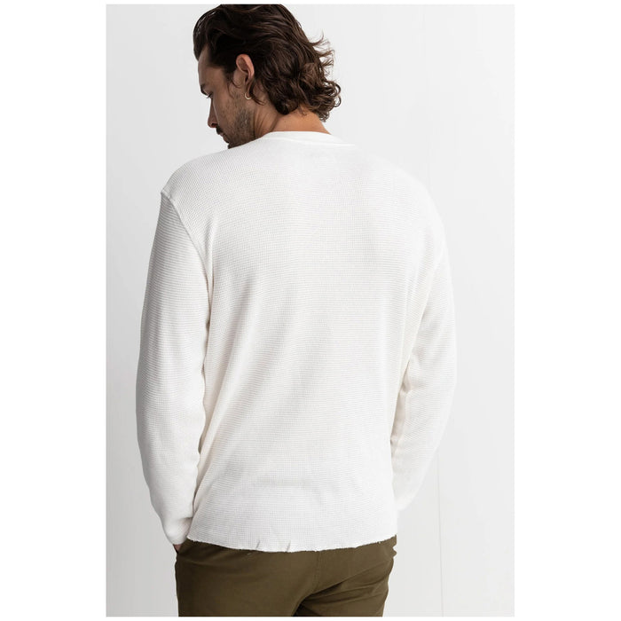 Rhythm Classic Waffle Knit - Men's Vintage White