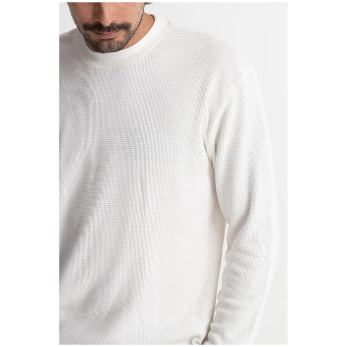 Rhythm Classic Waffle Knit - Men's Vintage White
