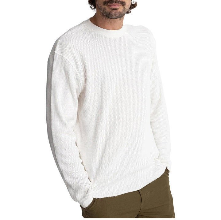 Rhythm Classic Waffle Knit - Men's Vintage White