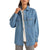 Rhythm Oversized Denim Shacket - Women's Washed Blue