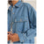 Rhythm Oversized Denim Shacket - Women's Washed Blue