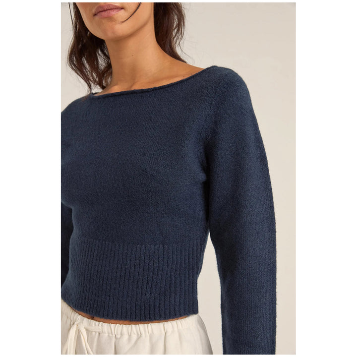 Rhythm Chloe Knit Top - Women's Navy