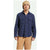 Brixton Bowery Textured Twill Overshirt - Men's Washed Navy