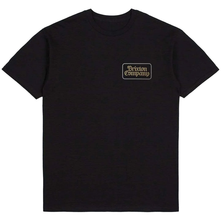 Brixton Norvell Short-Sleeve T-Shirt - Men's Black Worn Wash