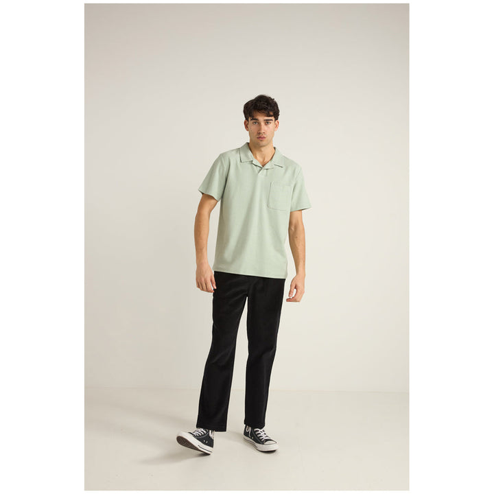Rhythm Vintage Terry Polo - Men's Seafoam