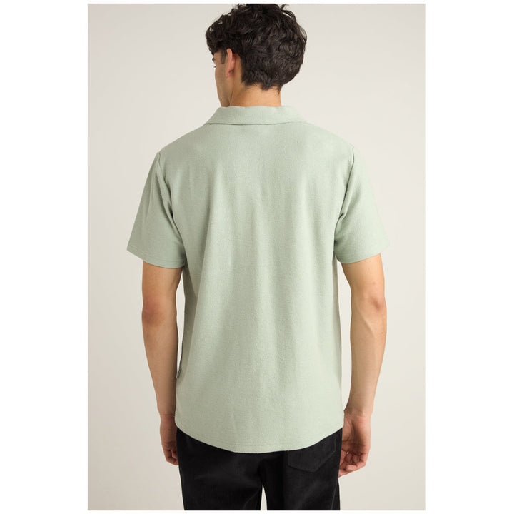 Rhythm Vintage Terry Polo - Men's Seafoam