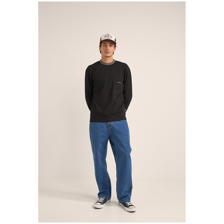 Rhythm Vintage Jac Long-Sleeve T-Shirt - Men's Black