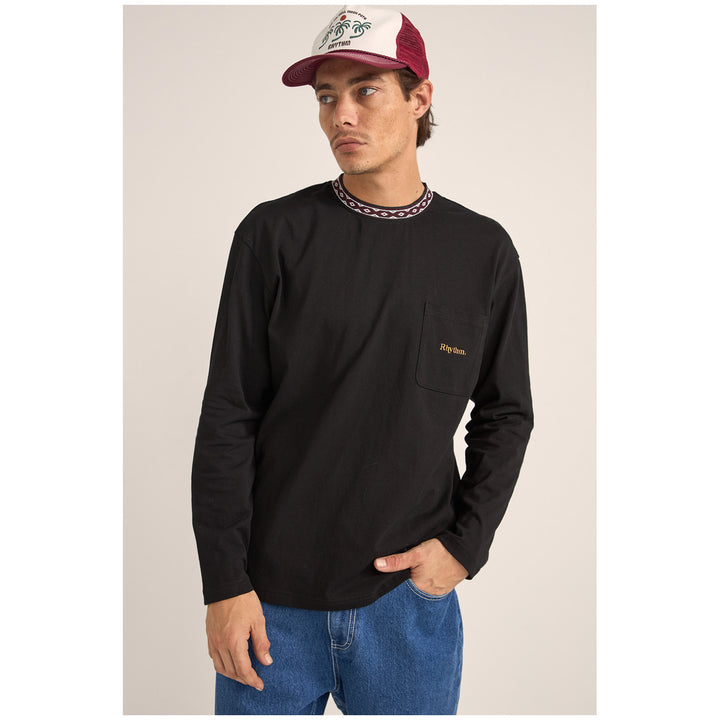 Rhythm Vintage Jac Long-Sleeve T-Shirt - Men's Black