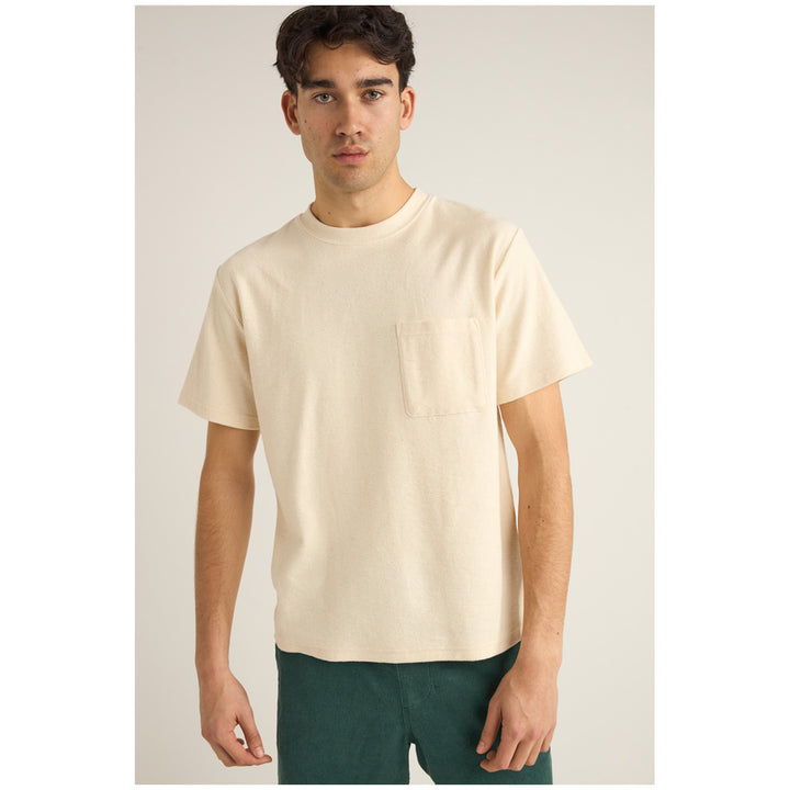 Rhythm Vintage Terry Short-Sleeve T-Shirt - Men's Natural