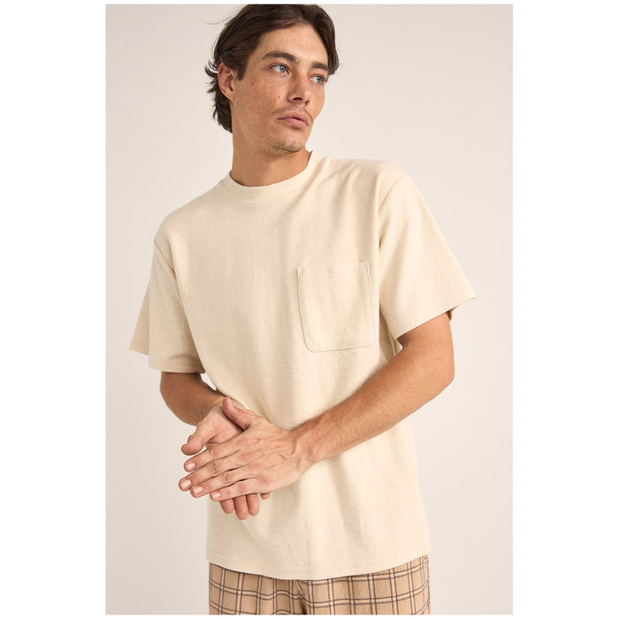 Rhythm Vintage Terry Short-Sleeve T-Shirt - Men's Natural