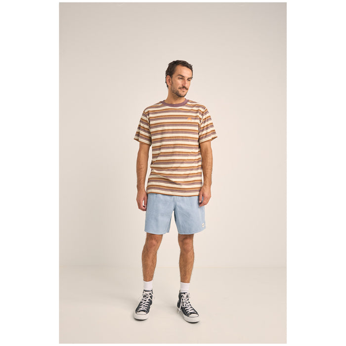 Rhythm Vintage Stripe Short-Sleeve T-Shirt - Men's Cedar