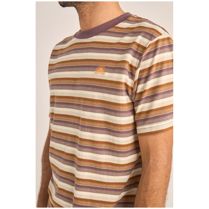Rhythm Vintage Stripe Short-Sleeve T-Shirt - Men's Cedar
