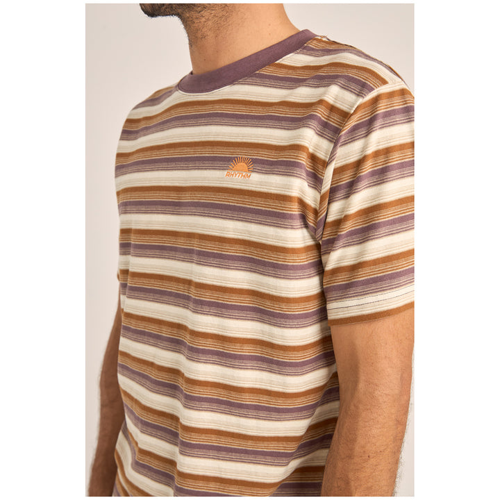 Rhythm Vintage Stripe Short-Sleeve T-Shirt - Men's Cedar