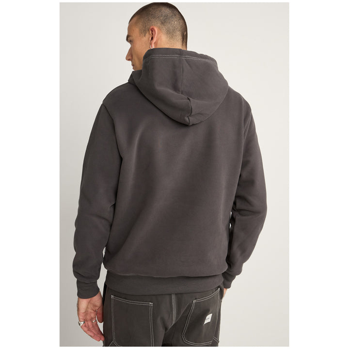 Rhythm Contrast Stitch Hoodie - Men's Charcoal