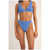 Rhythm Isla Rib Hi Banded Bikini Bottom - Women's Cornflower