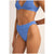 Rhythm Isla Rib Hi Banded Bikini Bottom - Women's Cornflower