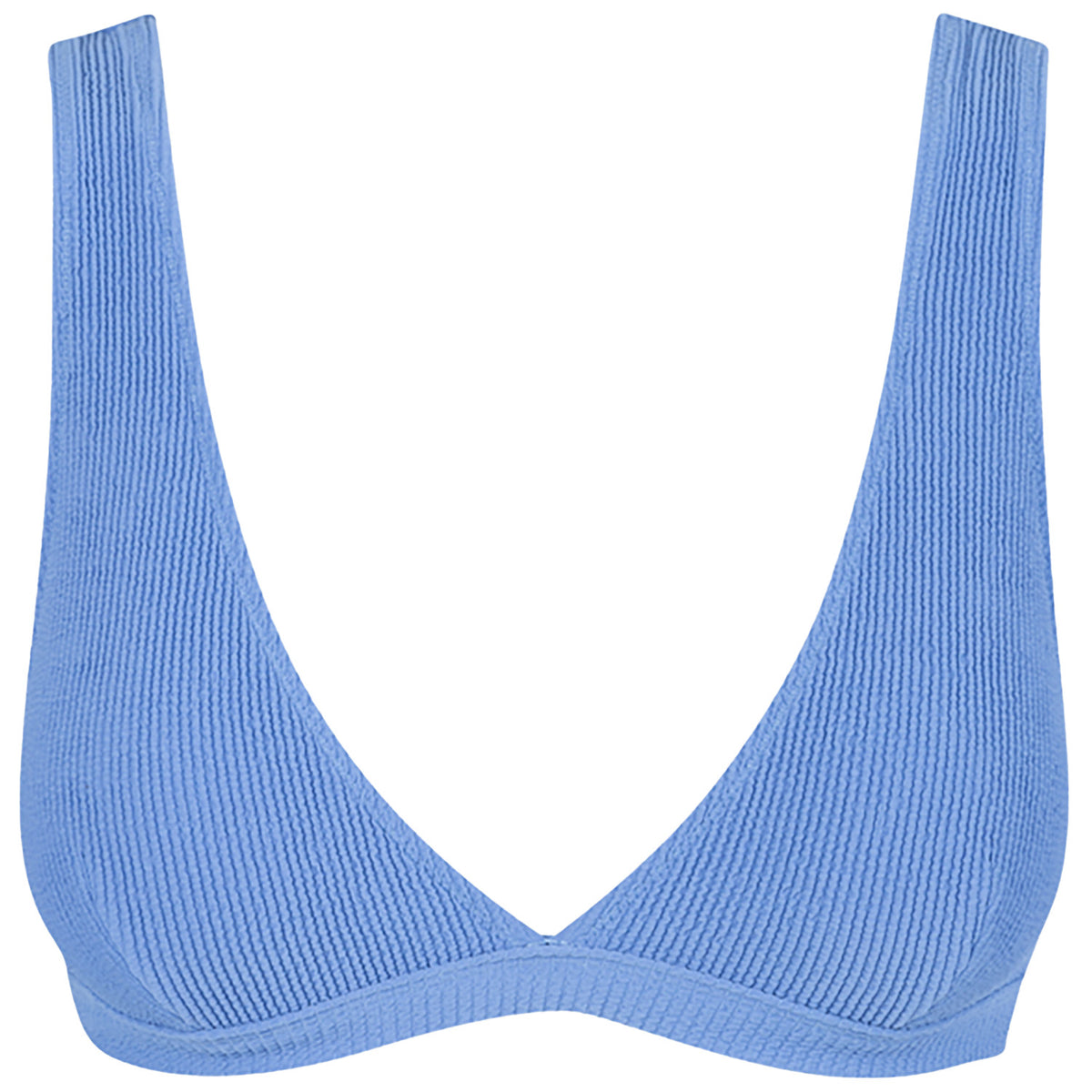 Rhythm Isla Rib Tall Tri Bikini Top - Women's Cornflower