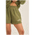 Rhythm College Fleece Shorts - Women's Olive