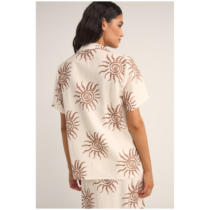 Rhythm Seafarer Short-Sleeve Shirt - Women's Brown
