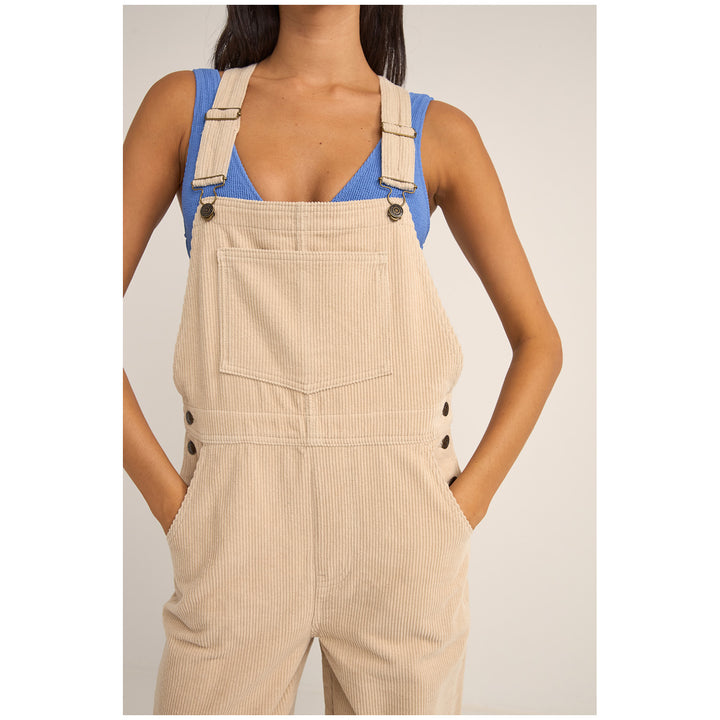 Rhythm Hope Corduroy Overalls - Women's Sand