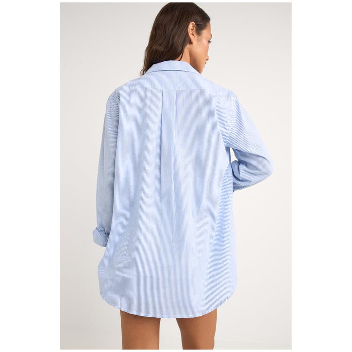 Rhythm Zephyr Stripe Shirt - Women's Blue