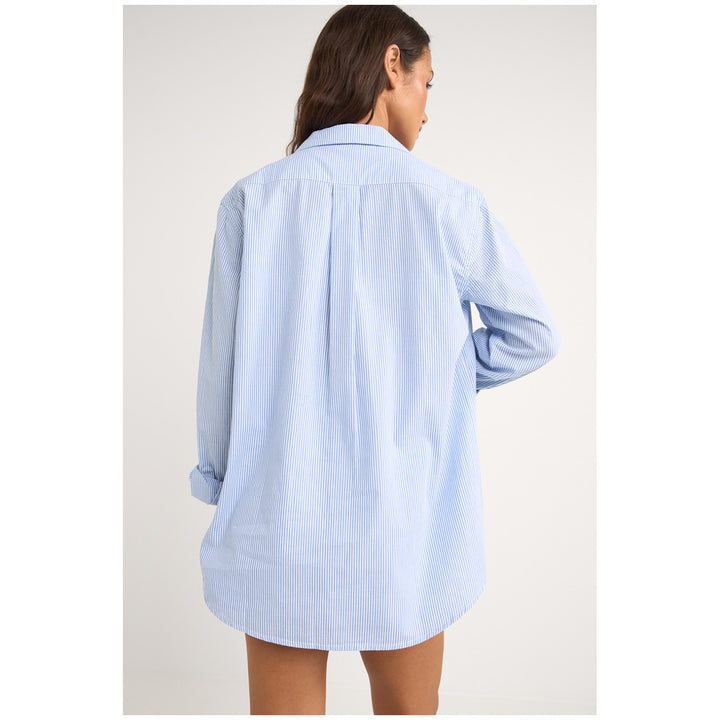 Rhythm Zephyr Stripe Shirt - Women's Blue