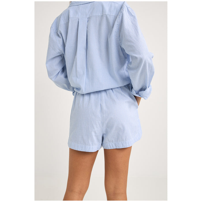 Rhythm Zephyr Stripe Shorts - Women's Blue