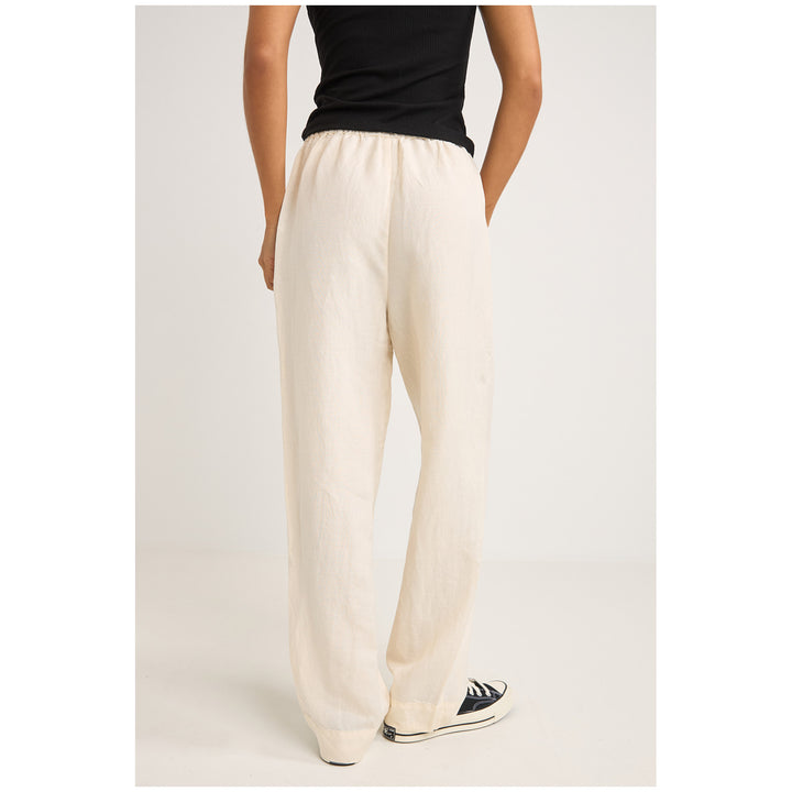 Rhythm Frankie Elastic Pants - Women's Cream