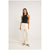 Rhythm Frankie Elastic Pants - Women's Cream