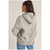 Rhythm Logo Boyfriend Fleece Hoodie - Women's Grey Heather