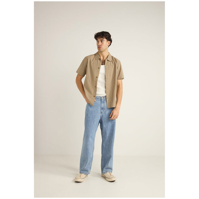 Rhythm Check Short-Sleeve Shirt - Men's Sand