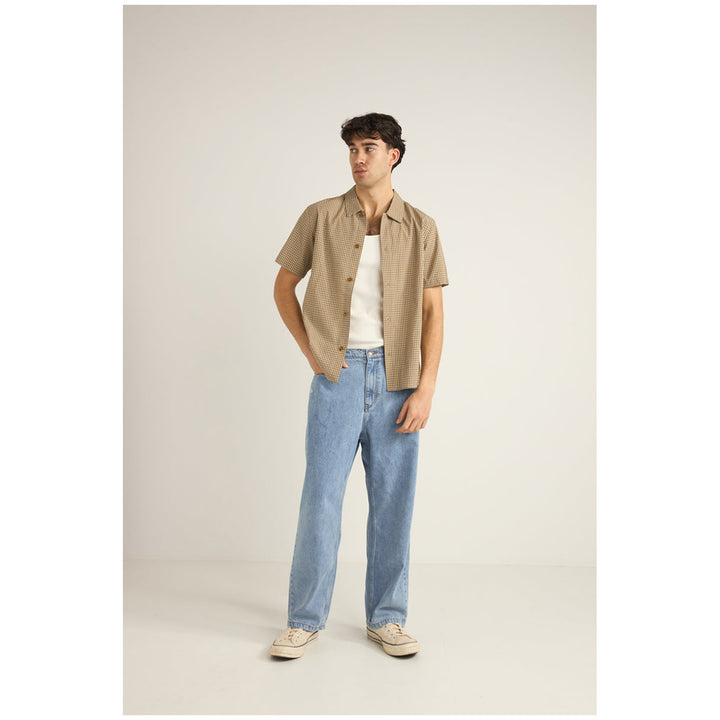 Rhythm Check Short-Sleeve Shirt - Men's Sand