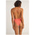 Rhythm Lola Check Cross Back Once Piece - Women's Red