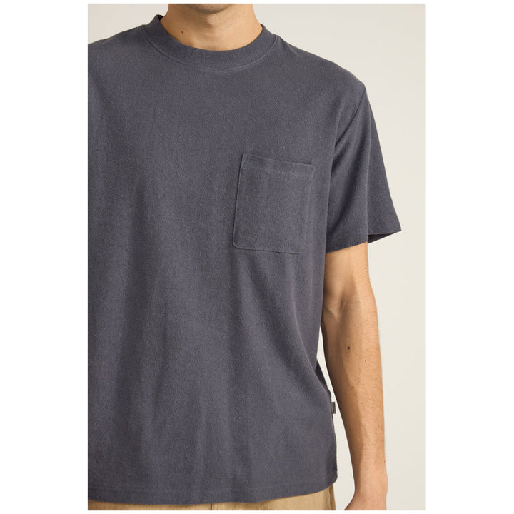 Rhythm Vintage Terry Short-Sleeve T-Shirt - Men's Vintage Navy