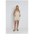 Rhythm Willa Stripe Short Overalls - Women's Sand