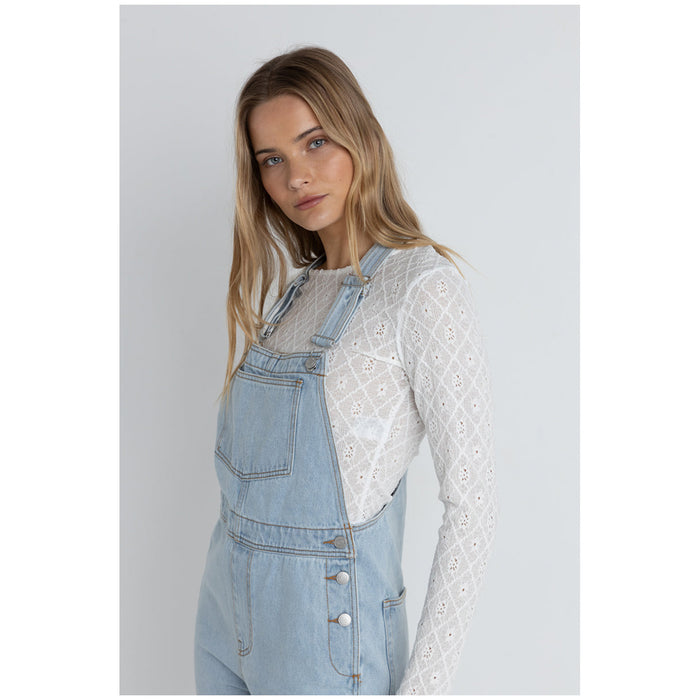 Rhythm Cargo Overalls - Women's Light Blue