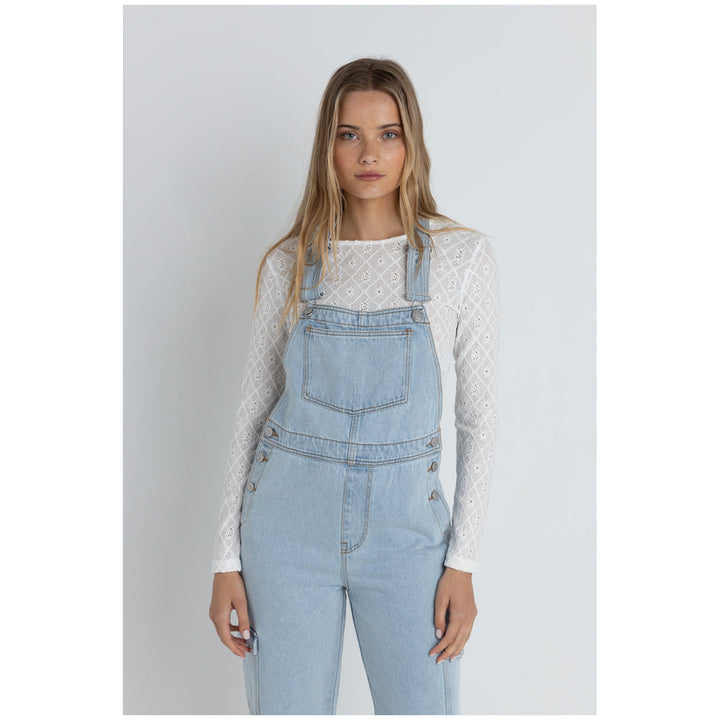 Rhythm Cargo Overalls - Women's Light Blue